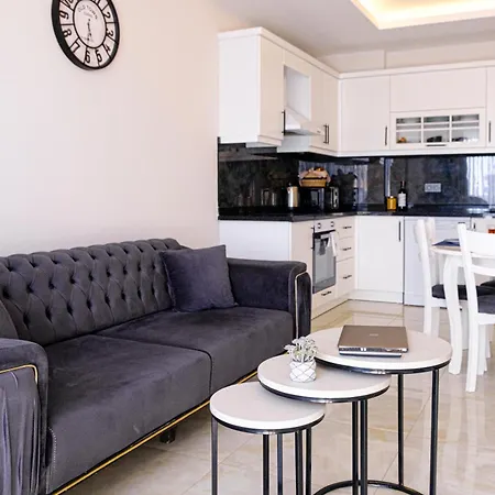 Sa Apartments! Sea View 1bd Flat Apartment Alanya